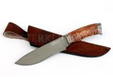 Нож из порошковой стали Vanadis 10 Беркут, рукоять — карельская береза, литье