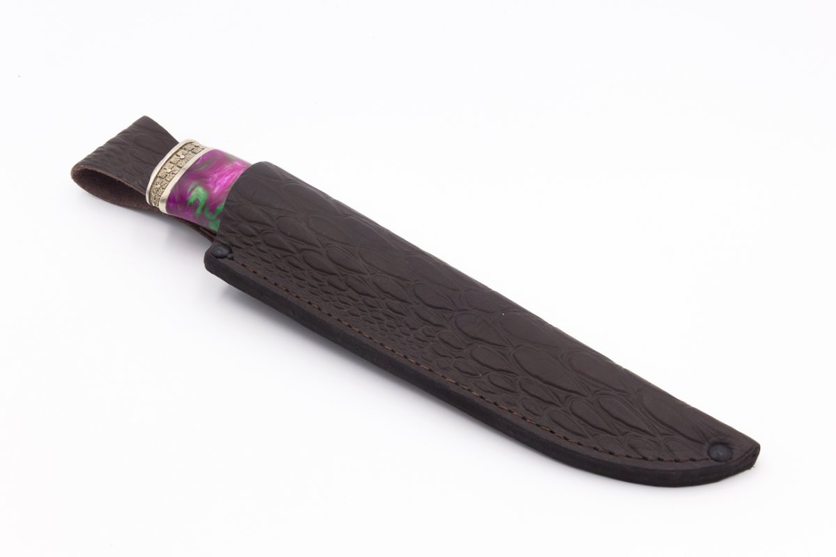 Нож Егерь из стали S390, рукоять - акрил, литье