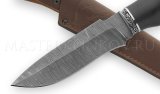Нож из дамасской стали Беркут-2, рукоять - черный граб