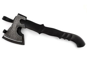 Кованый топор Хозяин - 1, углерод + ХВГ, рукоять - черный граб