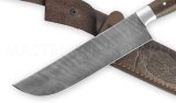 Нож из дамасской стали Узбек, 150 мм, рукоять - венге