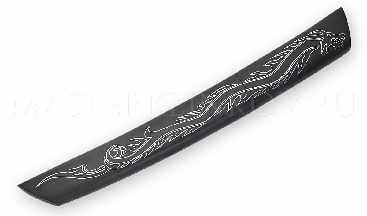 Нож из дамасской стали Танто