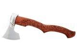 Кованый топор №06, сталь 9ХС, орнамент