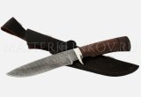 Нож из дамасской стали Скат, рукоять - венге