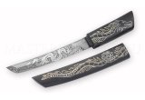 Нож из алмазной стали ХВ5 Танто