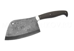 Тяпка цельнометаллическая из дамасской стали