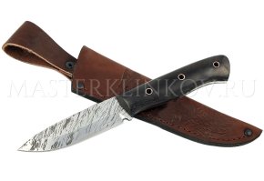 Нож из стали D2 Кедр-1, рукоять - граб, цельнометаллическая