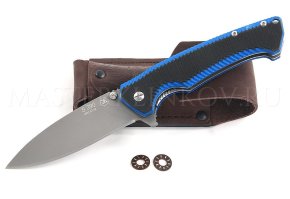 Нож складной из порошковой стали S390 - 014, рукоять - G10