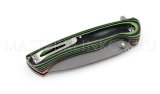 Нож складной из порошковой стали S390 - 014, рукоять - G10, на подшипнике