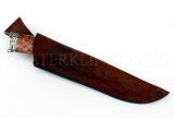 Нож из порошковой стали Vanadis 10 Беркут, рукоять — карельская береза, литье