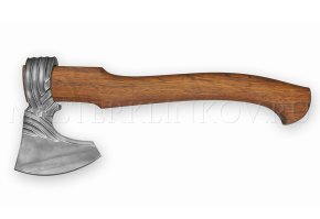 Кованый топор №12, долы, сталь - углерод + ХВГ