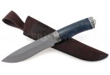 Нож из порошковой стали Böhler K390 Беркут, рукоять — стаб. карельская береза, литье