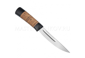 Нож из стали Х12МФ Якут средний, рукоять береста, граб