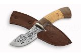 Нож из стали 9ХС Носорог, рукоять — венге и береста