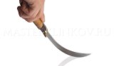 Нож филейный из дамасской стали №5,180 мм, рукоять - венге, береста