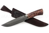 Нож из булатной стали Акула, рукоять - карельская береза