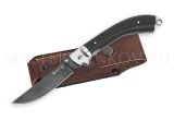 Нож складной из булатной стали Адмирал, рукоять - черный граб