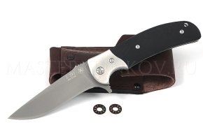 Нож складной из порошковой стали S390 - 012, рукоять - микарта