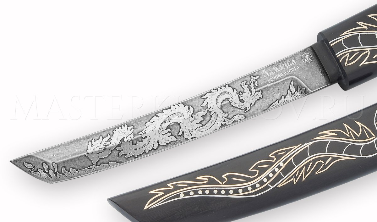 Нож из алмазной стали ХВ5 Танто