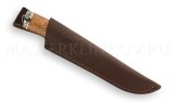 Нож из стали M390 Беркут, рукоять - карельская береза, литье
