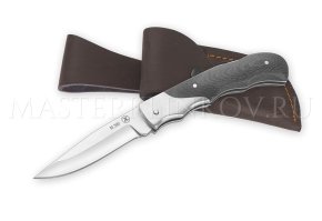 Нож складной из стали M390 Белка, рукоять - микарта