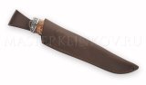Нож из порошковой стали М390 Золотоискатель, рукоять - карельская береза, литье