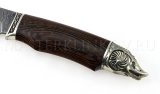 Нож из дамасской стали Осетр, рукоять - венге, литье