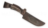 Нож из дамасской стали Узбек, 150 мм, рукоять - венге