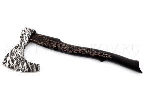 Кованый топор из немецкой стали D2 Пламя