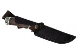 Нож из дамасской стали Глухарь, рукоять - венге, литье