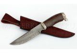 Нож из дамасской стали Золотоискатель, рукоять - венге, литье 3