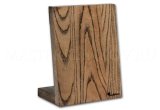 Магнитная подставка панно для 4 ножей из ясеня, покрытие - натуральное масло в цвет венге