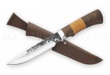 Нож Судак из стали Х12МФ, рукоять венге и береста