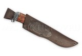 Нож из стали 9ХС Золотоискатель, рукоять — карельская береза, литье