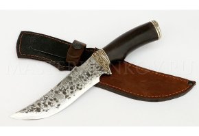 Нож из стали 9ХС Восток, рукоять — черный граб, литье