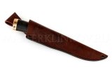 Нож из порошковой стали Vanadis 10 Золотоискатель, рукоять  — черный граб, бронза