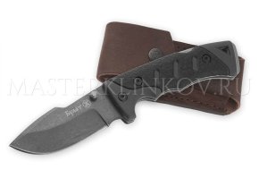 Нож складной из булатной стали Носорог, рукоять - латекс