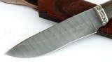 Нож из дамасской стали Беркут, рукоять - венге, литье- 3