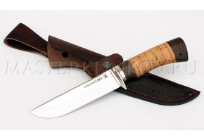 Нож из порошковой стали Elmax Глухарь, рукоять - венге, береста