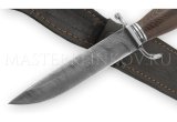 Нож Разведчика из дамасской стали НР, рукоять - венге