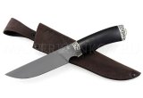 Нож из порошковой стали Böhler S390 Золотоискатель, рукоять — черный граб, литье