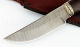 Нож из дамасской стали Егерь, рукоять - венге, литье Тигр