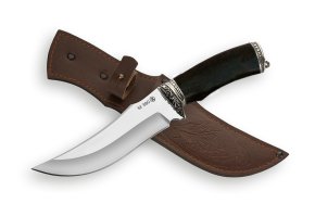 Нож из порошковой стали М390 Восток, рукоять - черный граб, литье