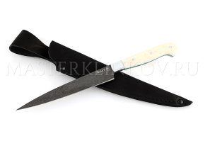 Нож кухонный из булатной стали Шеф-повар №4, 150 мм, рукоять - акрил