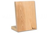 Магнитная подставка панно для 4 ножей из ясеня, покрытие - натуральное бесцветное масло