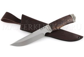 Нож из инструментальной стали К340 Золотоискатель, рукоять - карельская береза