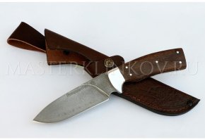 Нож из стали Р12М быстрорез Бобр, рукоять - венге, цельнометаллическая
