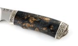 Нож из инструментальной стали К340 Золотоискатель, рукоять - карельская береза -1