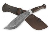 Нож Кукри из дамасской стали, цельнометаллический