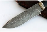 Нож из стали Р12М быстрорез Беркут, рукоять - черный граб под пальцы